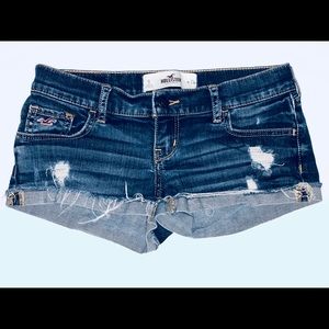 Hollister distressed shorts